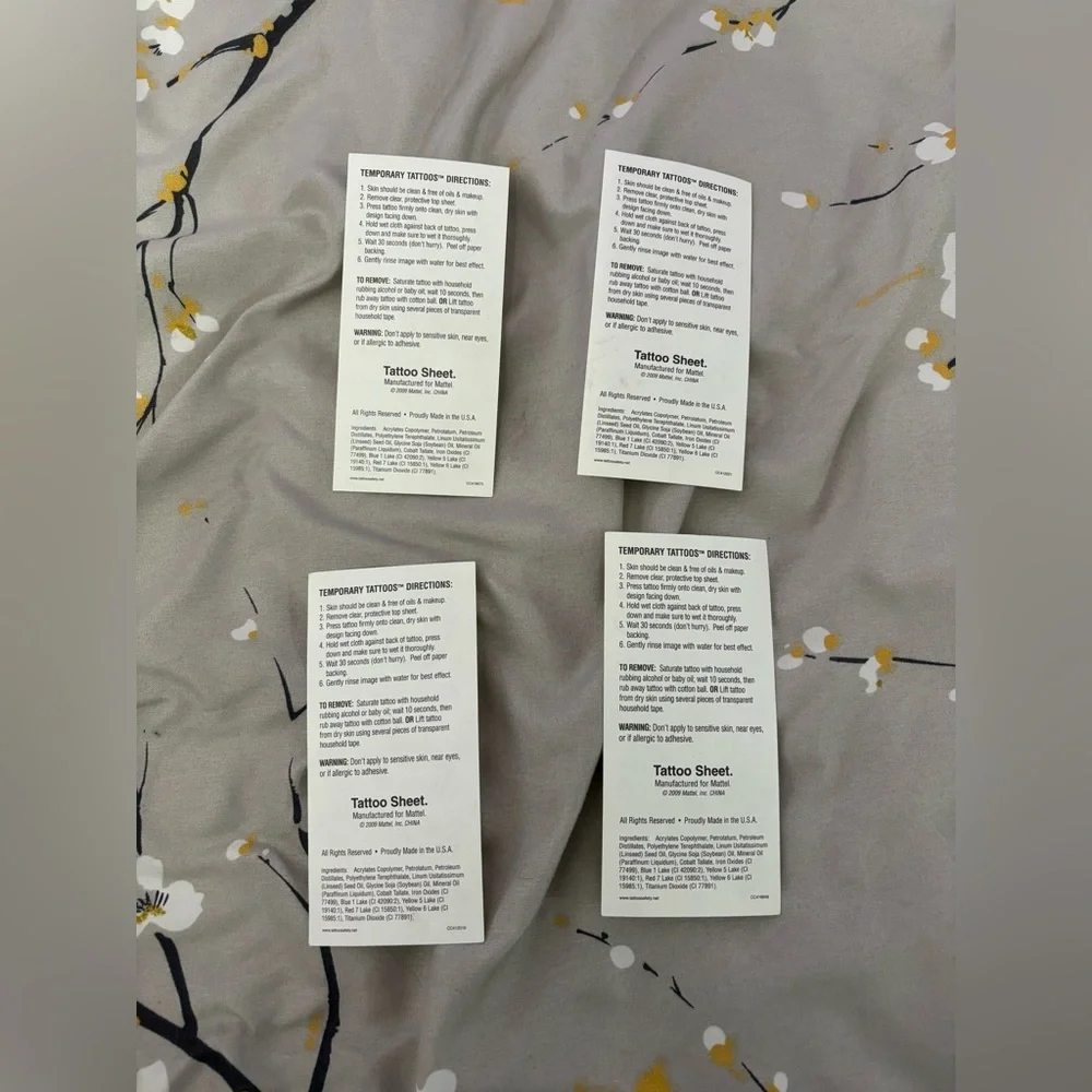 Monster High Tattoo Sheet Set